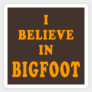 I Believe in Bigfoot Sticker